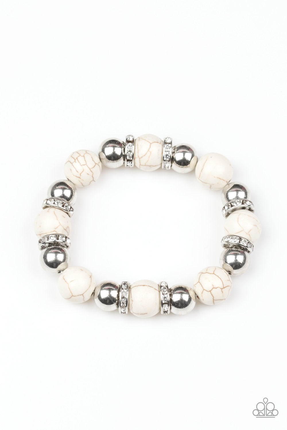 Ruling Class Radiance-White - Paparazzi Accessories