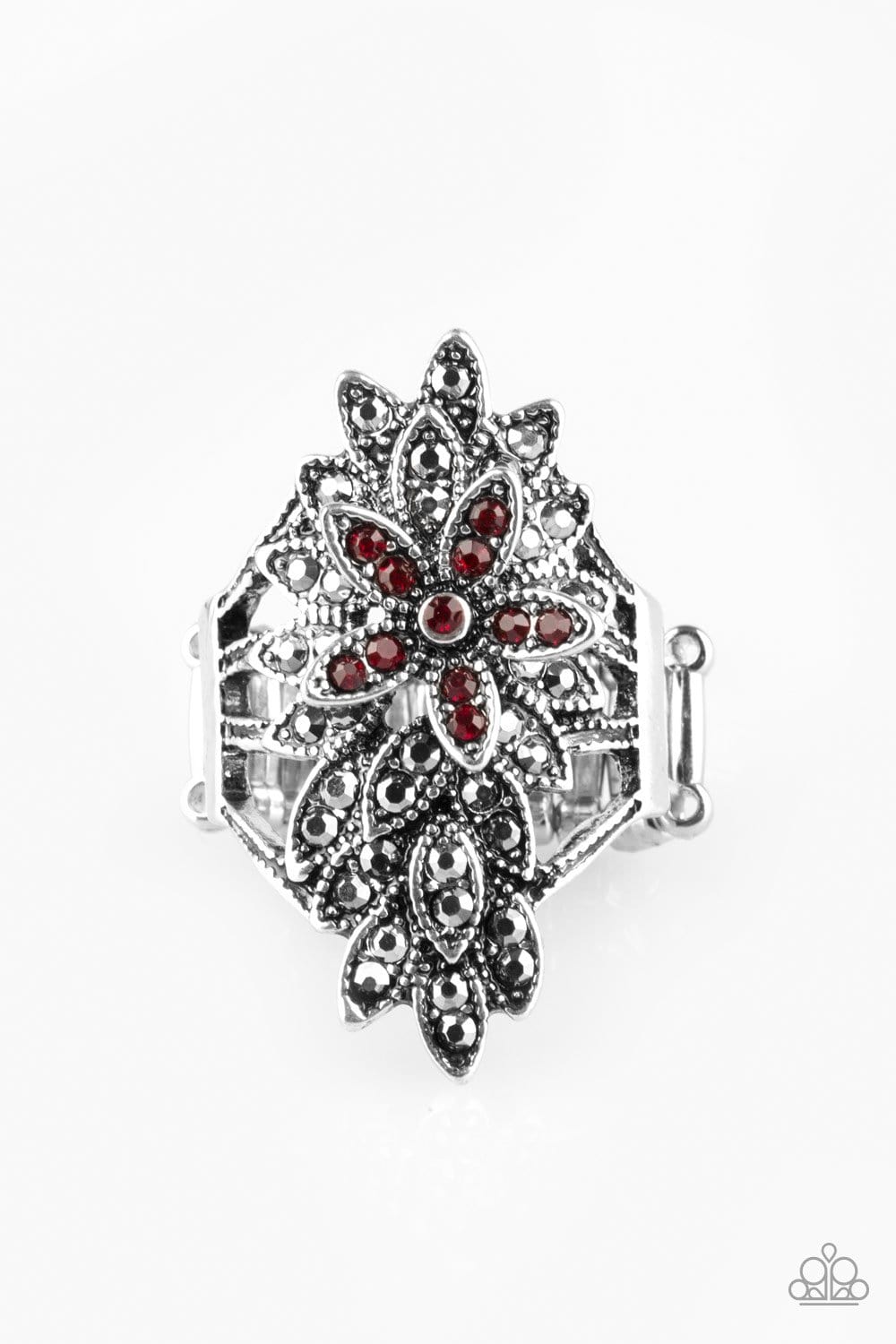Formal Floral- Red - Paparazzi Accessories