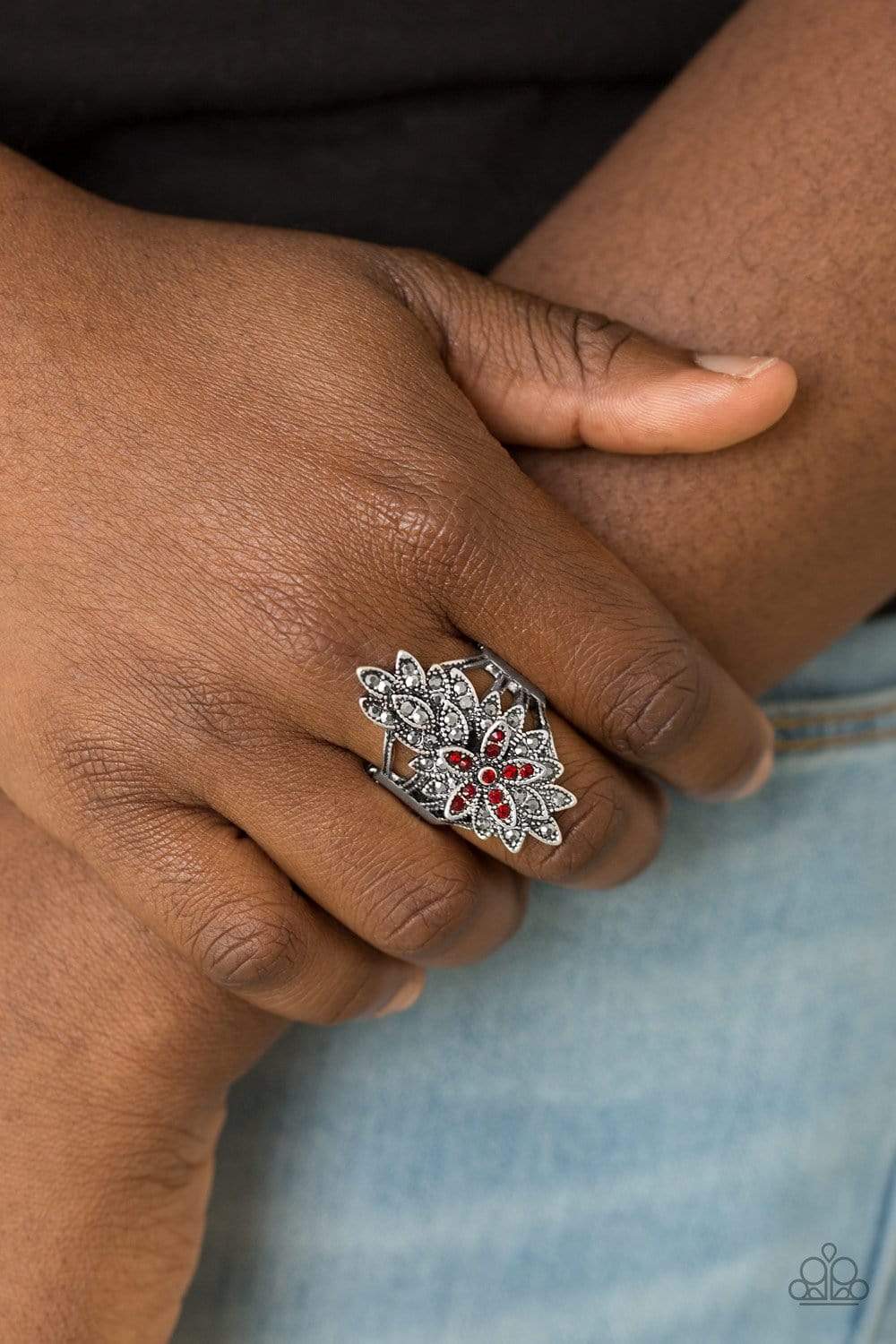 Formal Floral- Red - Paparazzi Accessories