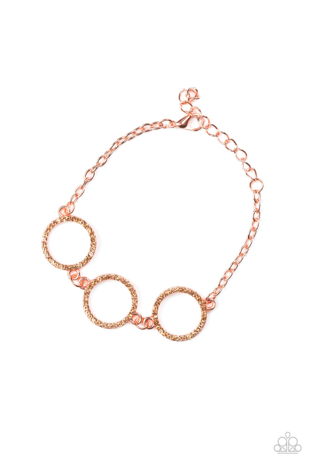 copper, bracelet, copper jewelry, white, white rhinestone, everyday jewelry, simple jewelry, paparazzi accessories,