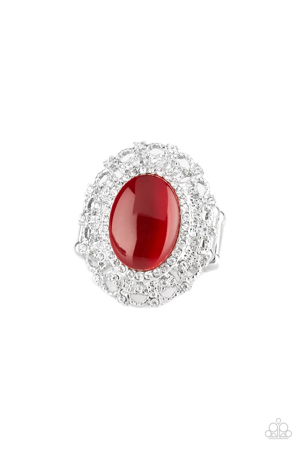 silver, silver jewelry, red, red jewelry, moon stone jewelry, adjustable ring, affordable jewelry, paparazzi accessories, everyday jewelry