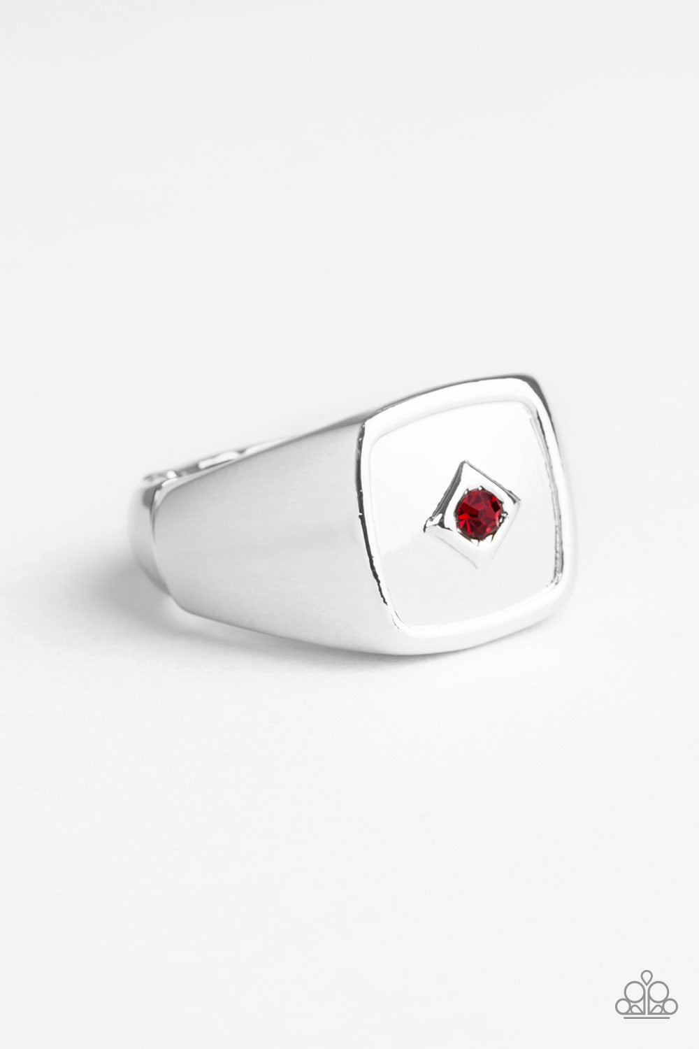 silver, silver jewlery, ring, adjustable ring, red, red jewelry, mens, mens accessories, casual jewelry, prom jewelry, wedding jewelry, paparazzi accessories, affordable jewelry, affordable holiday gift, everyday jewelry, casual jewelry, jewelry stores, jewelry stores near me,