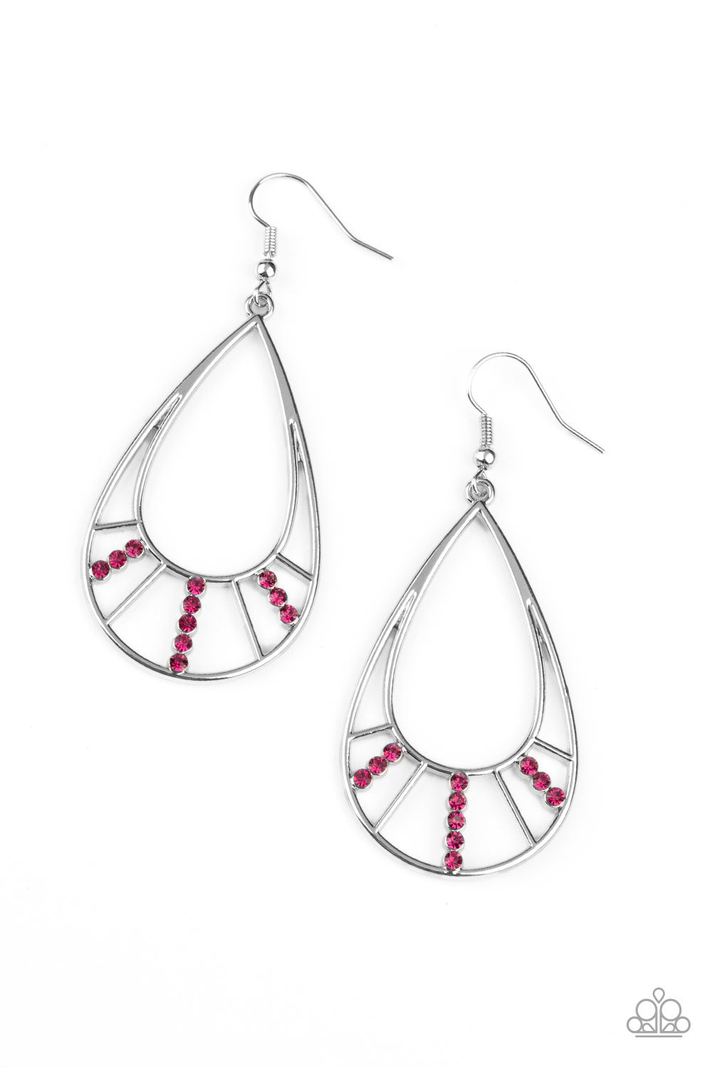 silver, silver jewelry, earring, fish hook, everyday jewelry, affordable jewelry, paparazzi accessories, affordable holiday jewelry, pink, pink jewelry, rhinestone, jewelry stores, jewelry stores near me, trending jewelry, viral jewelry