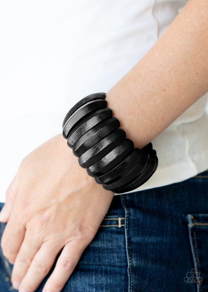 Colorfully Congo- Black - Paparazzi Accessories