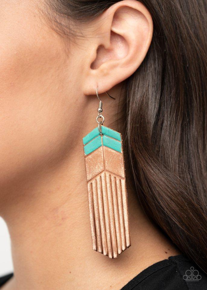 Desert Trails- Blue - Paparazzi Accessories