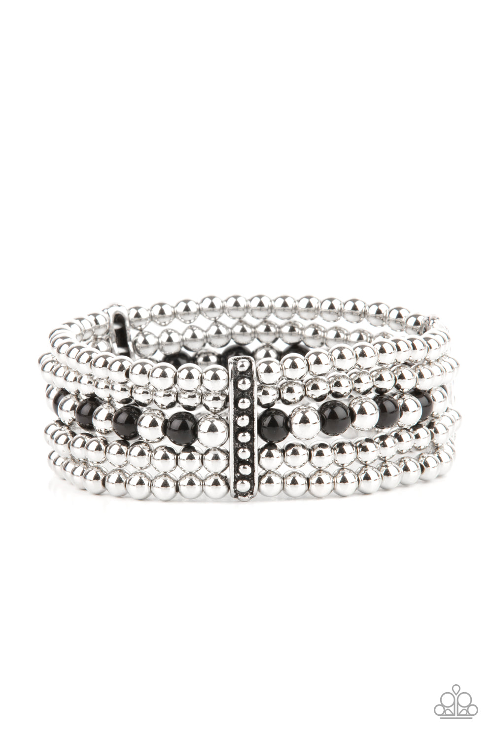 silver, silver jewelry, bracelet, stretchy bracelet, stretch bracelet, stackable bracelet, affordable jewelry, paparazzi accessories
