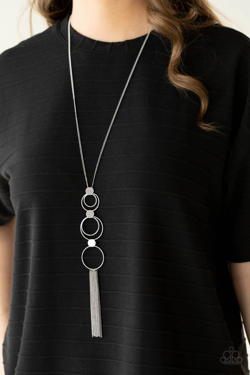 silver, silver jewelry, necklace, long necklace, everyday jewelry, casual jewelry, affordable jewelry, paparazzi accessories,