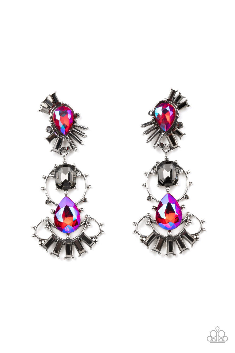 silver, silver jewelry, earring, post back, affordable jewelry, affordable holiday gift, everyday jewelry, life of the party exclusive, pink , pink jewelry, iridescent jewelry, jewelry stores near me, jewelry stores,