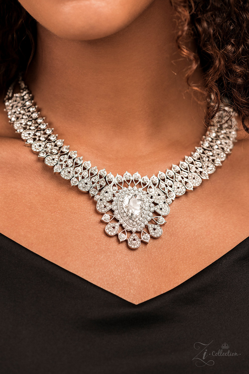 silver, silver jewelry, necklace, medium necklace, zi collection, affordable jewelry, affordable holiday gift, white, white jewelry, paparazzi accessories, jewelry stores, jewelry stores near me, wedding jewelry, viral jewelry, trending jewelry, prom jewelry,