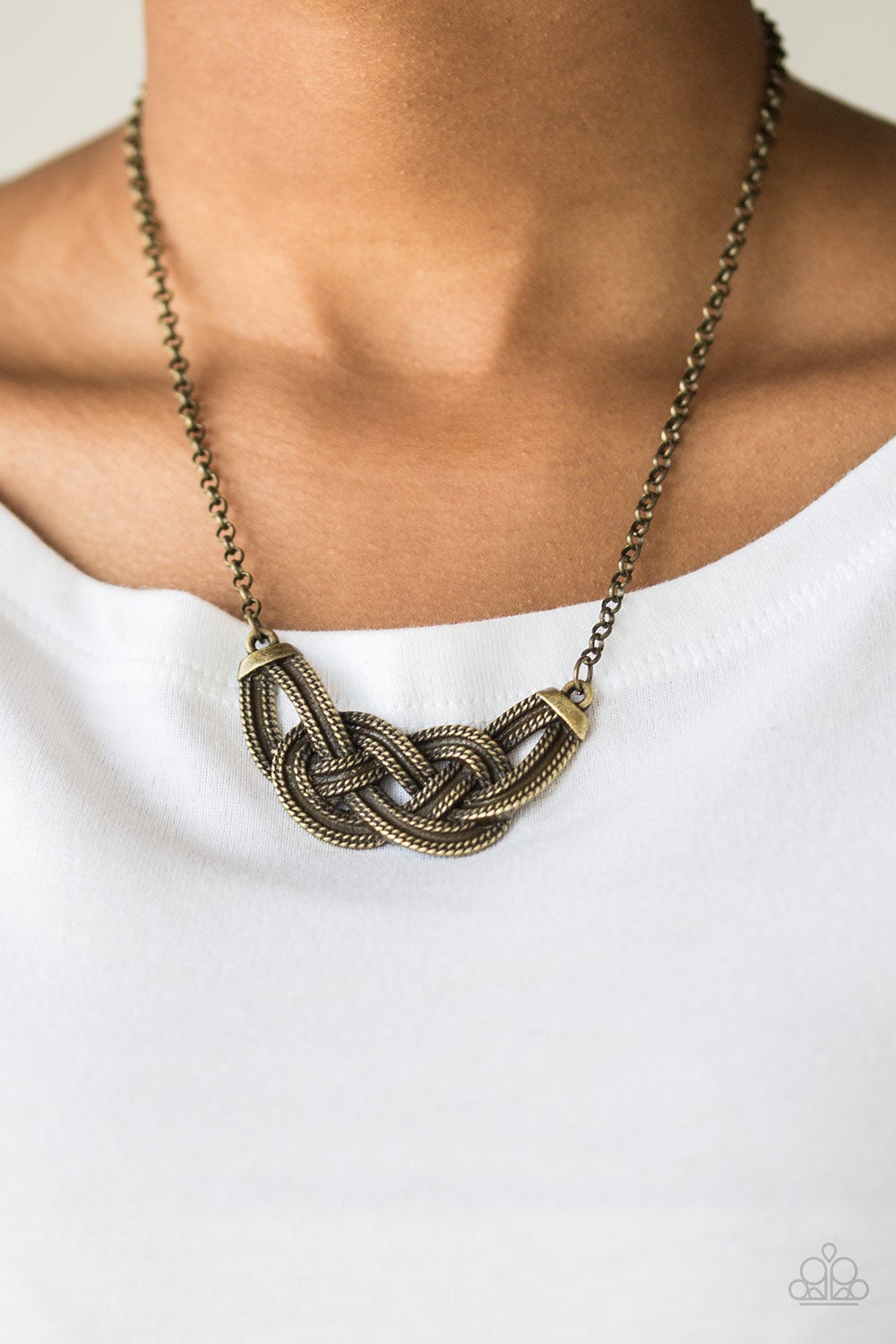 Nautically Naples- Brass - Paparazzi Accessories