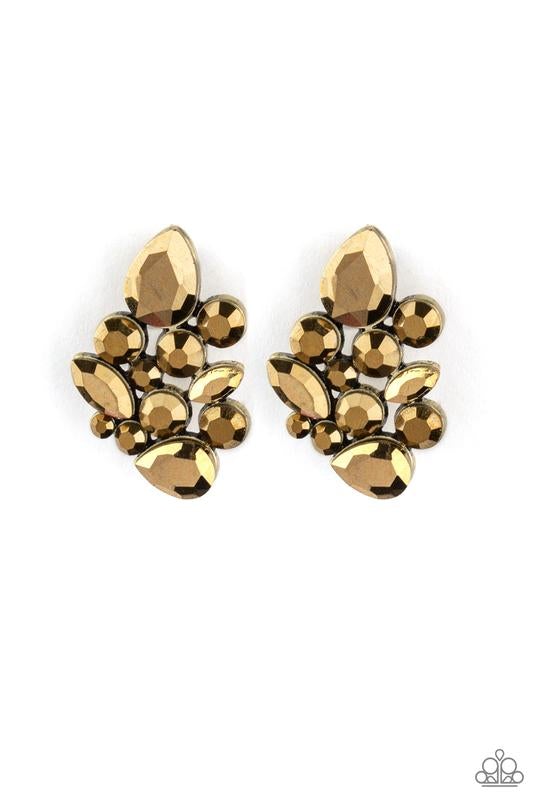 Galaxy Glimmer- Brass - Paparazzi Accessories