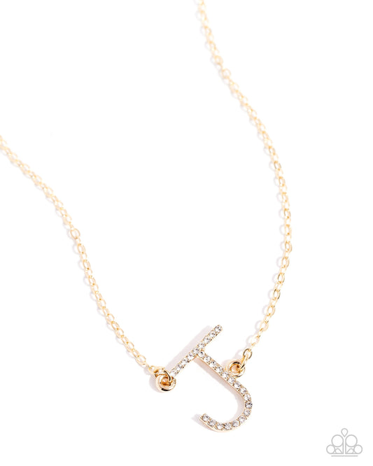 INITIALLY Yours - Gold - J PRESALE