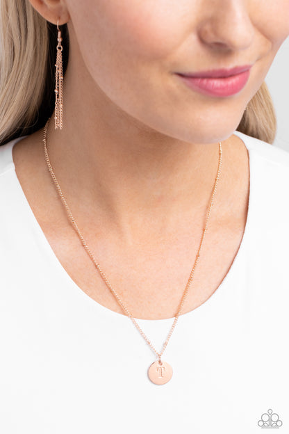 Initial Elegance - Rose Gold - T PRESALE