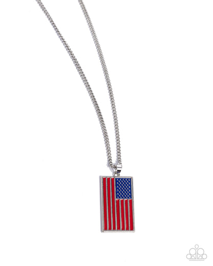 Patriotic Pendant - Red PRESALE