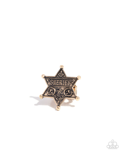 Sheriffs Star - Gold PRESALE