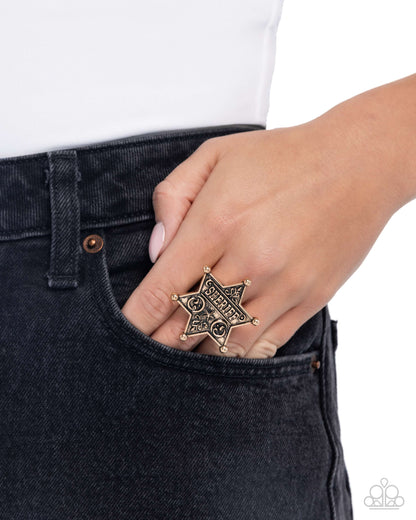 Sheriffs Star - Gold PRESALE
