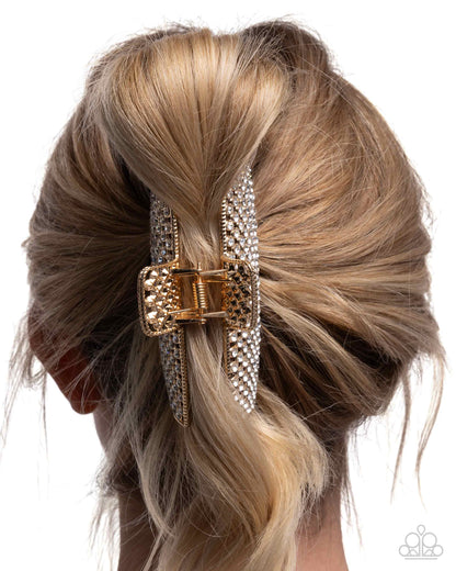 Glittery Gesture - Gold