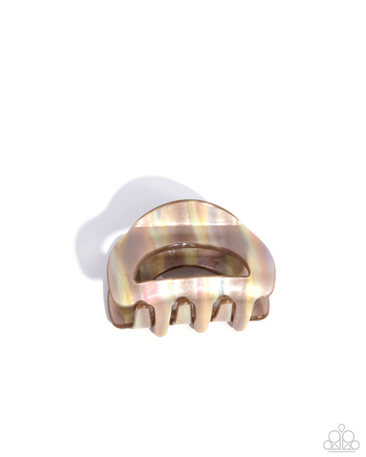 Striped Shopaholic - Brown PRESALE