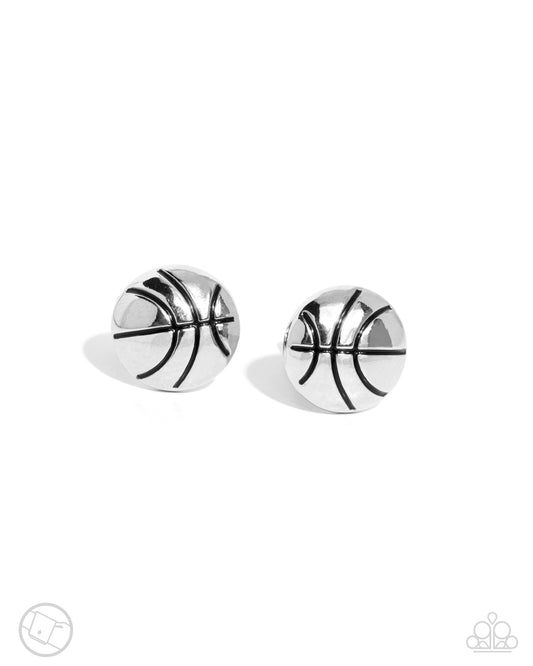 Basketball Backdrop - Silver PRESALE
