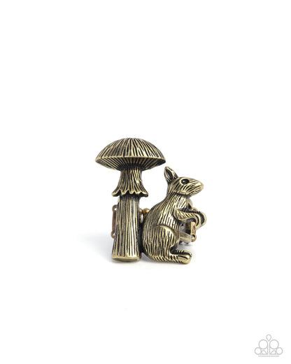 Textured Toadstool - Brass PRESALE