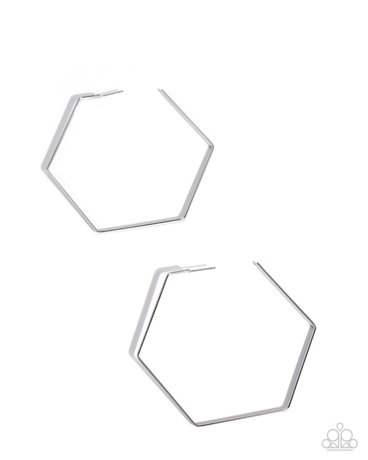 Handcrafted Hexagons - Silver PRESALE