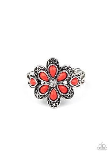 Fruity Florals- Red - Paparazzi Accessories