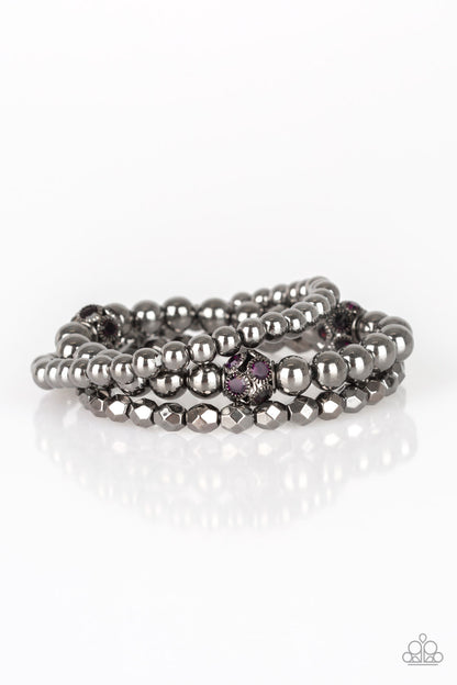 silver, bracelet, purple, silver jewelry, gunmetal, goth bracelets,