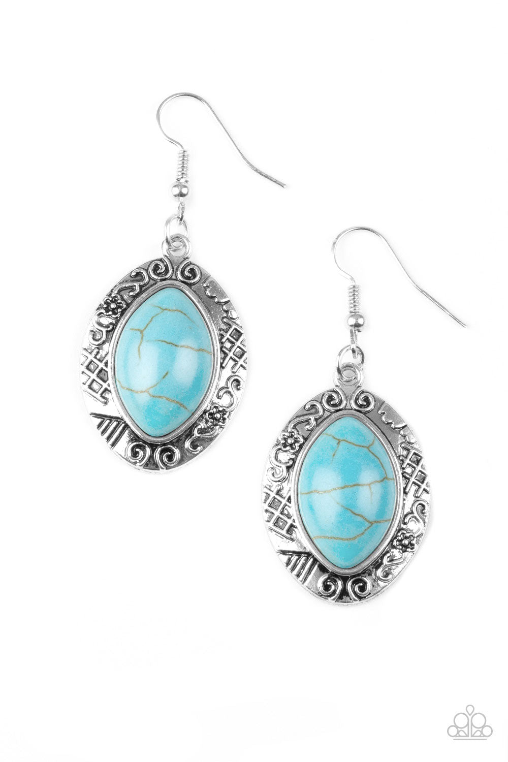 silver, silver jewelry, earrings, fish hook, blue, blue jewlery, paparazzi accessoreis, jewelry stores, jewelry stores near me, everyday jewelry, casual jewelry, affordable jewlery, affordable holiday gift, trending jewlery, stone jewelry, crackle jewelry, 