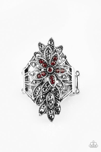 Formal Floral- Red - Paparazzi Accessories