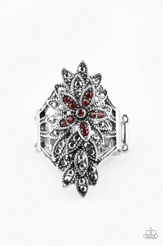 Formal Floral- Red - Paparazzi Accessories
