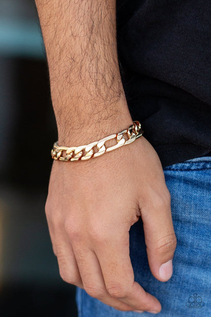 Home Team- Gold - Paparazzi Accessories 