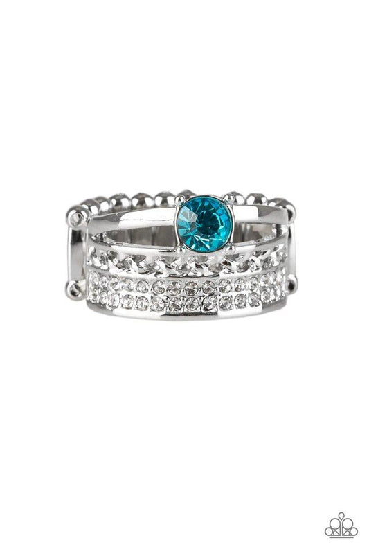 The Overachiever- Blue - Paparazzi Accessories