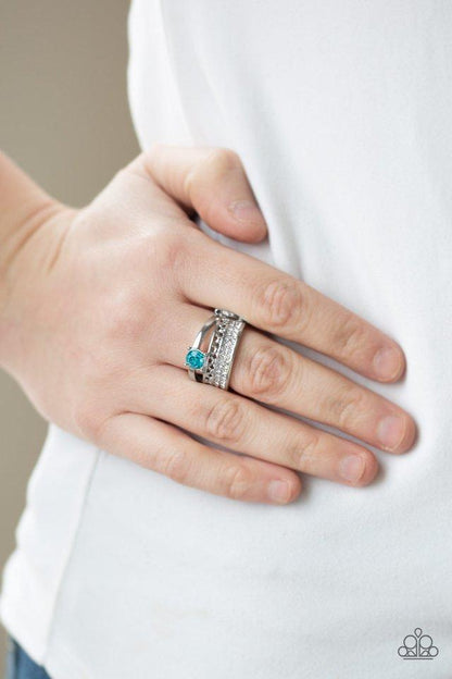 The Overachiever- Blue - Paparazzi Accessories