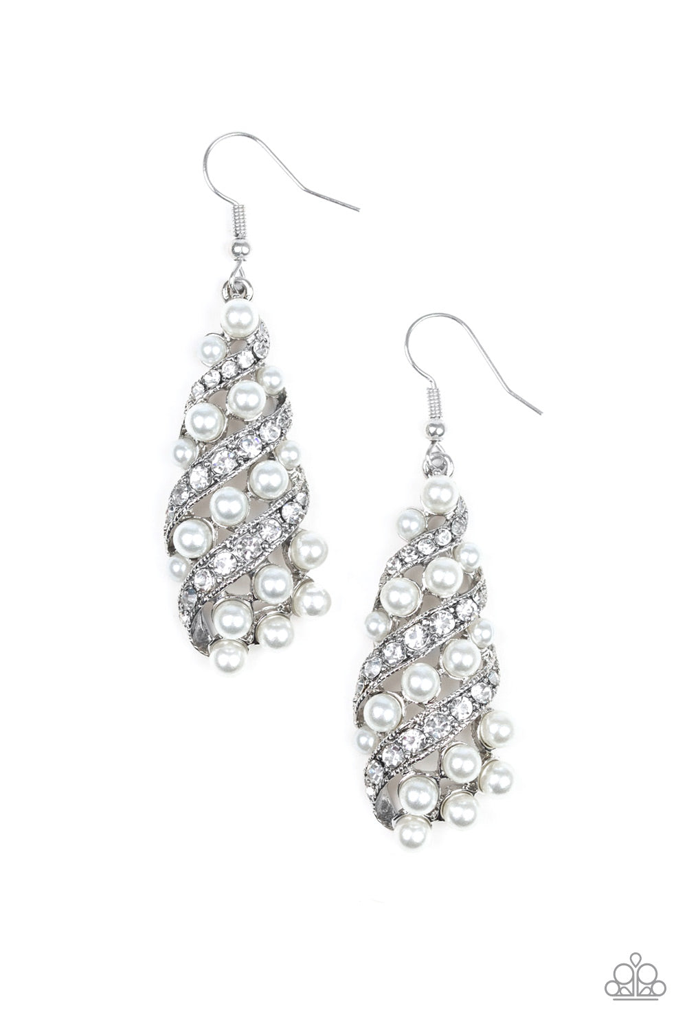 silver, silver jewlery, earrings, fish hook, prom jewlery, wedding jewelry, affordable jewelry, affordable holiday gift, everyday jewelry, casual jewlery, paparazzi accessories, pearl, white, white jewlery, jewelry stores, jewelry stores near me, viral jewelry, trending jewelry, 