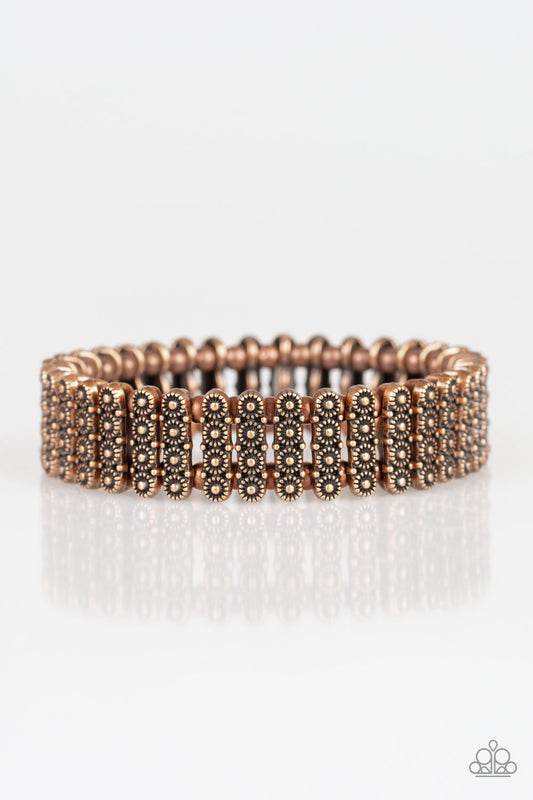 copper, copper jewelry, bracelet, stretchy bracelet, everyday jewelry, affordable jewelry, paparazzi accessories, fashion forward, trending jewelry, jewelry stores near me