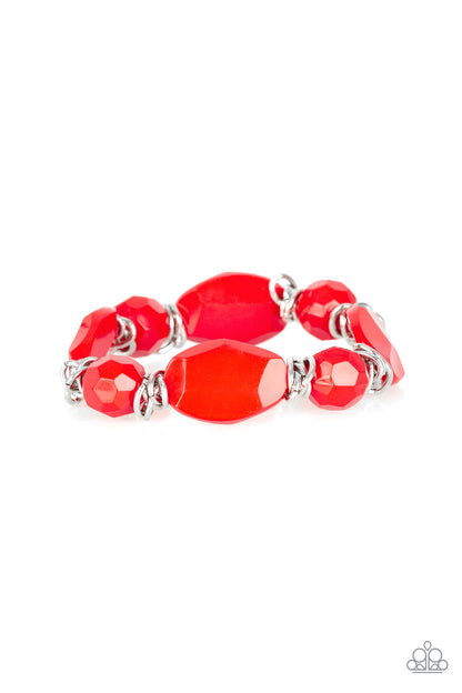 silver, silver jewelry, bracelet, red, red jewelry, affordable jewelry, paparazzi accessories, everyday jewelry, 