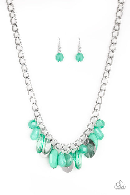 silver, silver jewelry, necklace, medium necklace, beaded, green, green jewelry, st patricks day jewelry, affordable jewelry, affordable holiday gift, everyday jewelry, viral jewelry, casual jewelry, trending jewelry, jewelry stores, jewelry stores near me, 