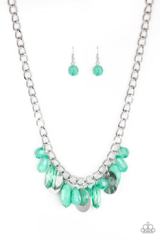 silver, silver jewelry, necklace, medium necklace, beaded, green, green jewelry, st patricks day jewelry, affordable jewelry, affordable holiday gift, everyday jewelry, viral jewelry, casual jewelry, trending jewelry, jewelry stores, jewelry stores near me, 