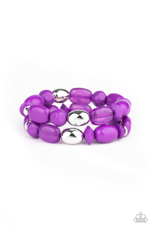 purple, bracelet, stretch, stretchy, stretchy bracelet