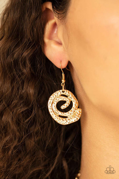 Statement Swirl - Gold - J3: Janets Jammin Jems