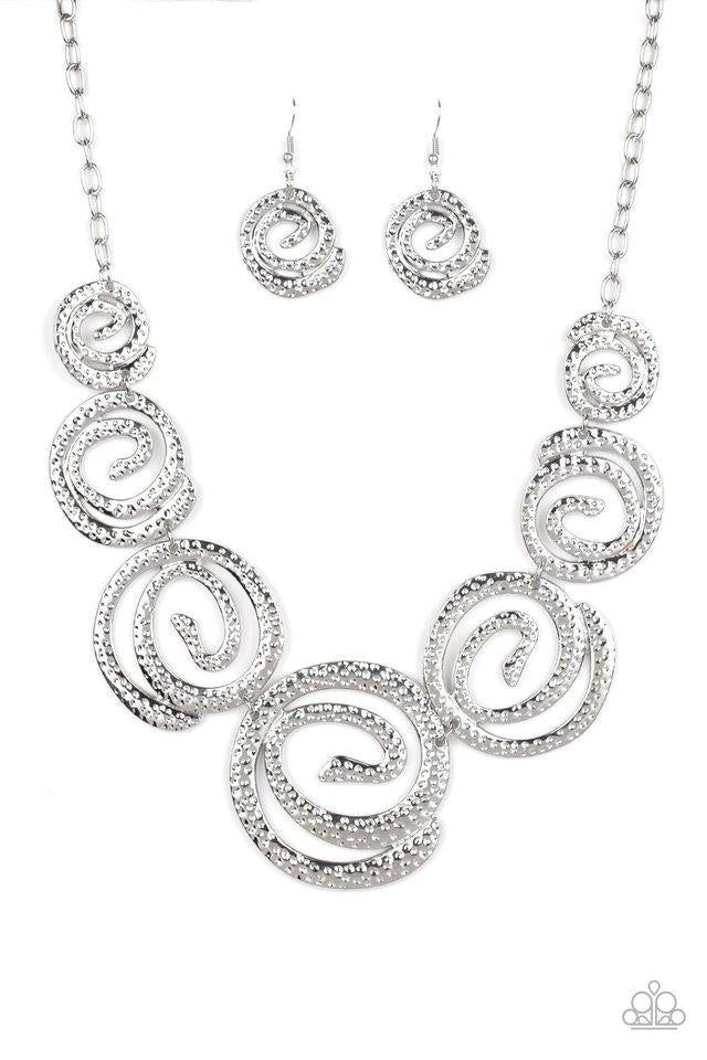 Statement Swirl - Silver - J3: Janets Jammin Jems