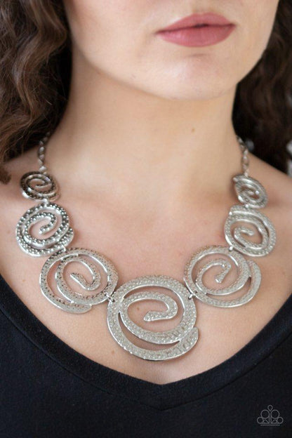 Statement Swirl - Silver - J3: Janets Jammin Jems