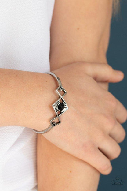 Dainty Deco- Black - Paparazzi Accessories