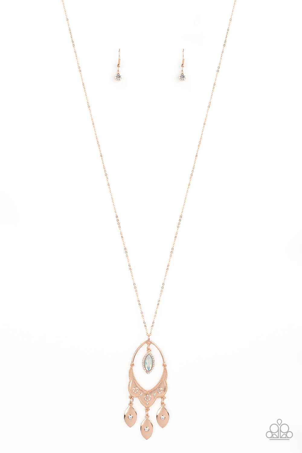 rose gold, rose gold jewelry, necklace, long necklace, iridescent, iridescent jewelry, wedding jewelry, party jewelry, prom jewelry, trending jewelry, viral jewelry, affordable holiday gift, everyday jewelry, paparazzi accessories, jewelry stores, jewelry stores near me, 