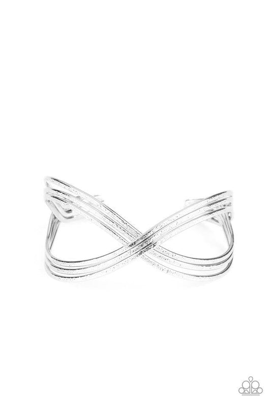 Infinitely Iridescent- Silver - Paparazzi Accessories