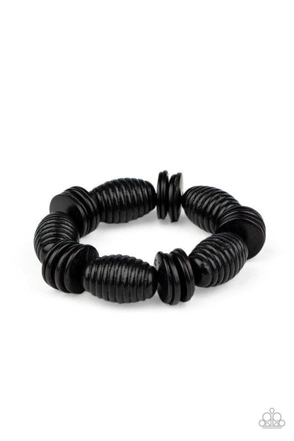 Caribbean Castaway- Black - Paparazzi Accessories