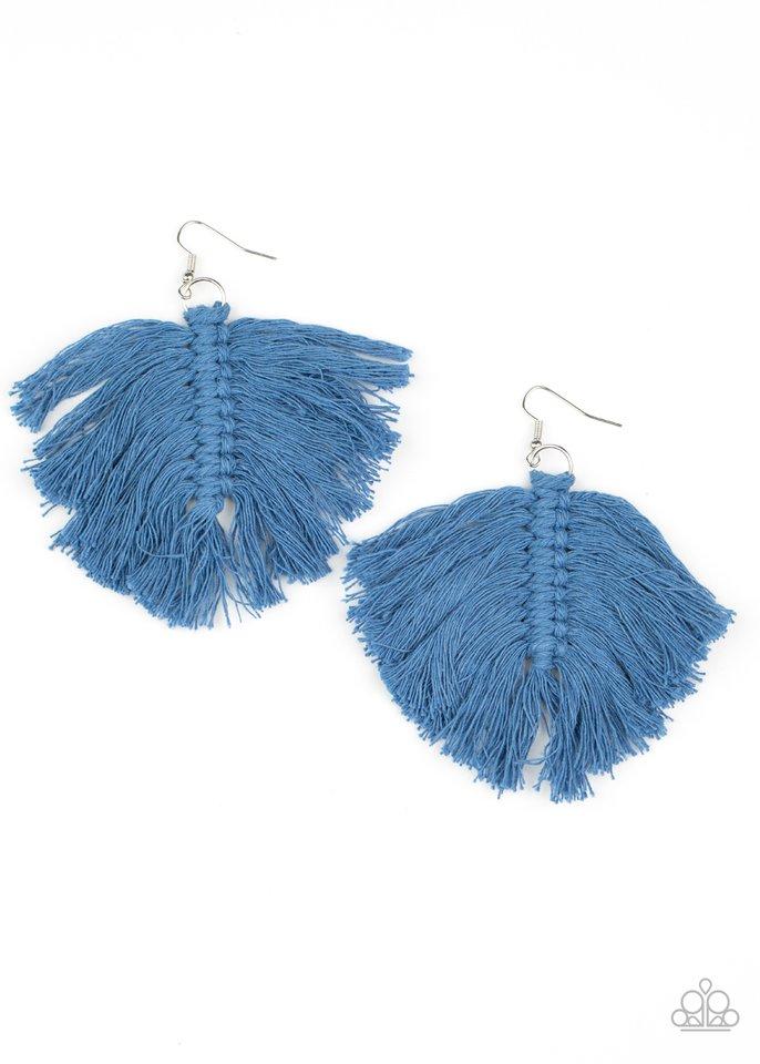 Macrame Mamba- Blue - J3: Janets Jammin Jems