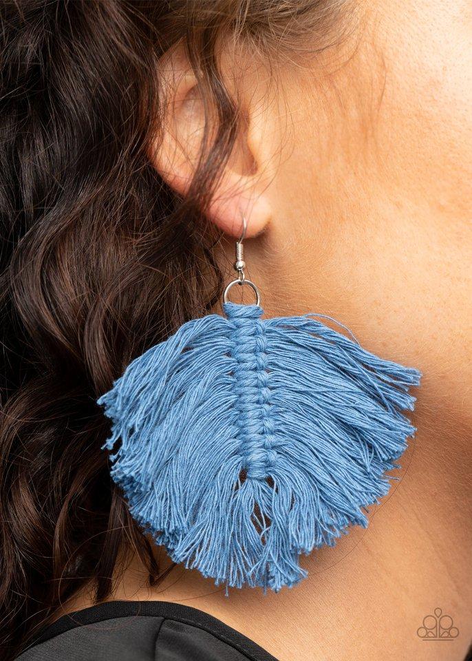 Macrame Mamba- Blue - J3: Janets Jammin Jems
