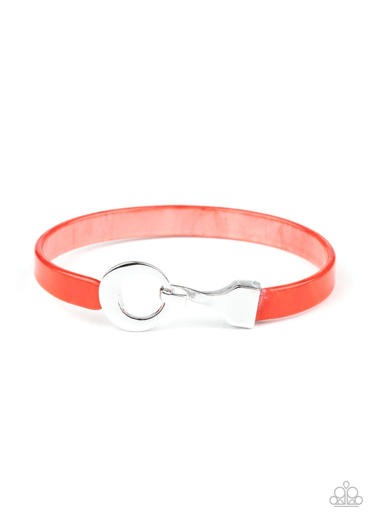 silver, red, acrylic jewelry, red jewelry, silver jewelry, bracelet, affordable jewelry, paparazzi accessories, everyday jewelry, 