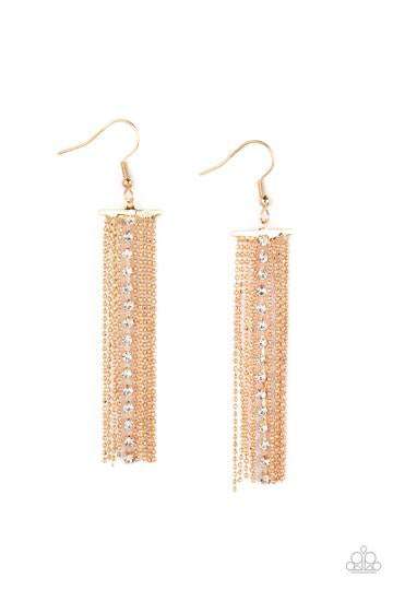 Another Day Another DRAMA- Gold - Paparazzi Accessories